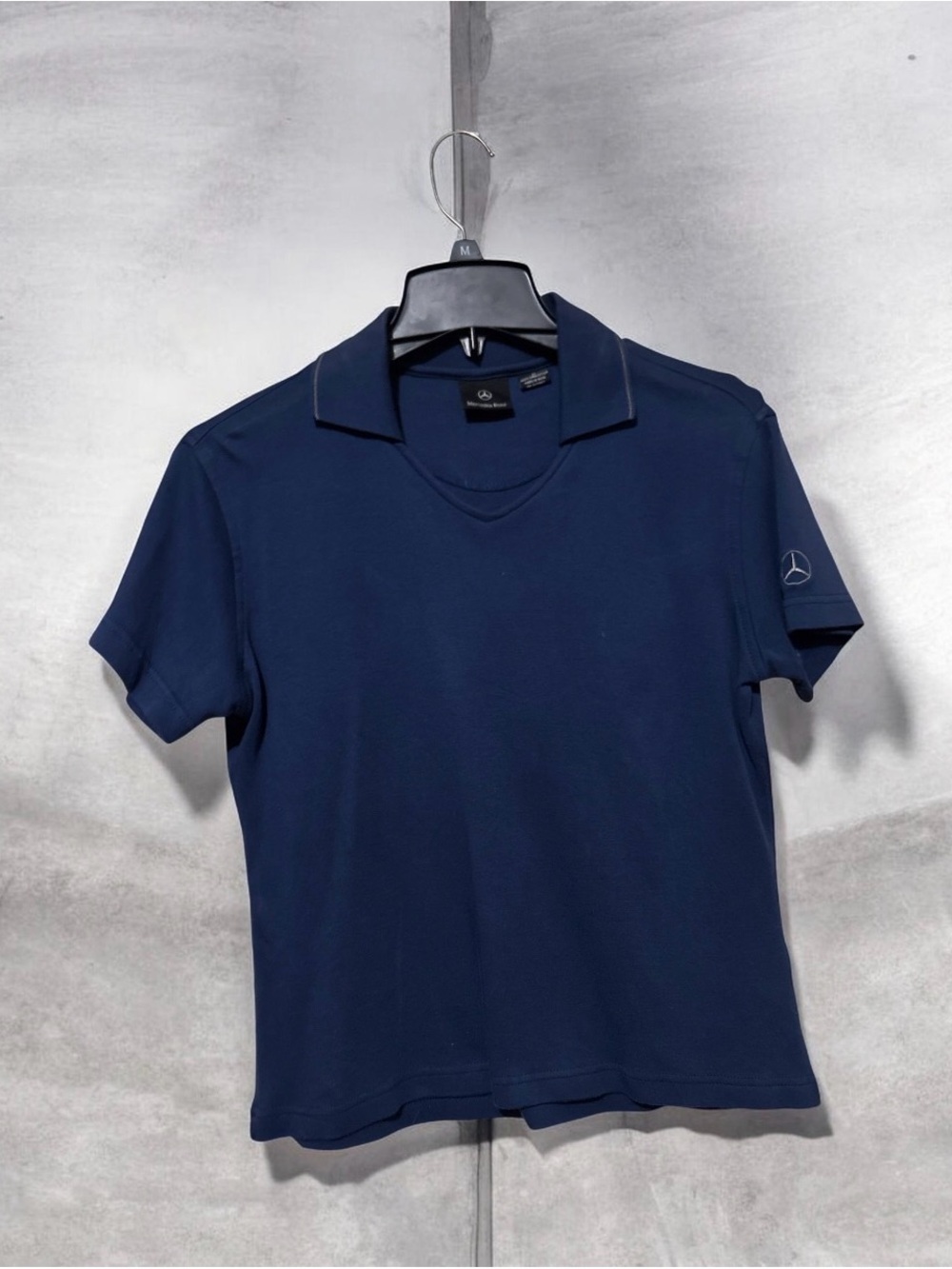Mercedes-Benz Men’s Navy Short-Sleeve Polo Shirt